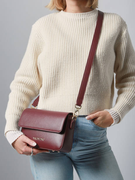 Cross Body Tas Zero Re Gerecycleerd Polyester Valentino Rood zero re VBS7B303 ander zicht 1